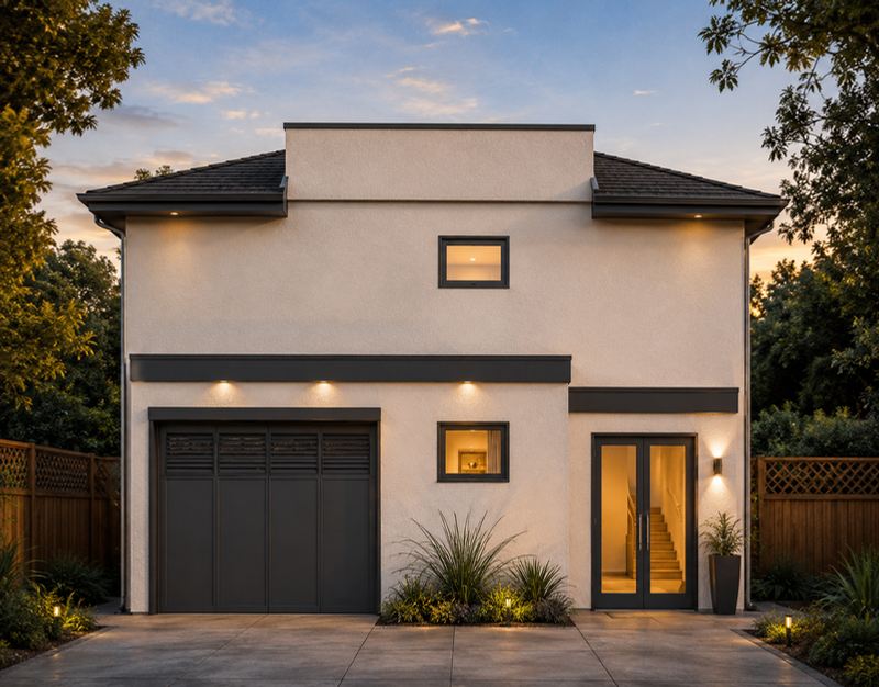 2 story, 2 bed, 2 bath, 797 sqft ADU. in San Carlos, CA, CA - Magnolia Ave, San Carlos, CA